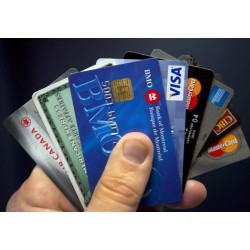 Zahlung per Kreditkarte von der Bank